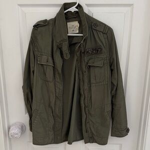 Women’s Olive Military Jacket